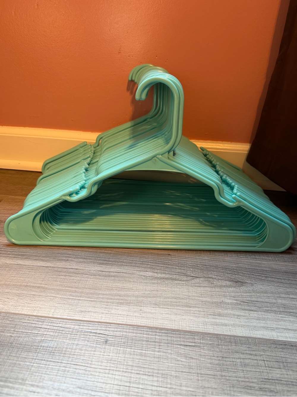 Blue Plastic Hangers (Set of 35)